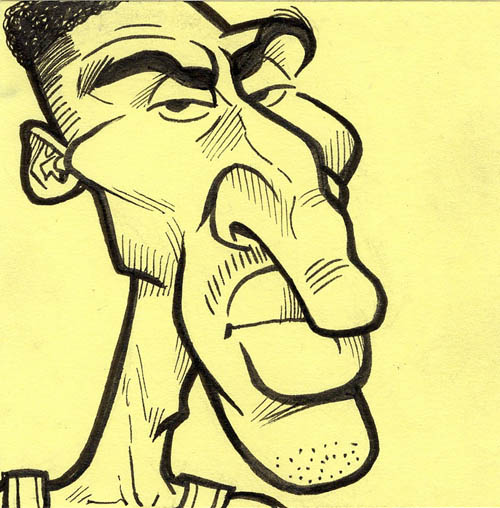 Scottie Pippen caricature