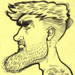 Jack Paul profile caricature