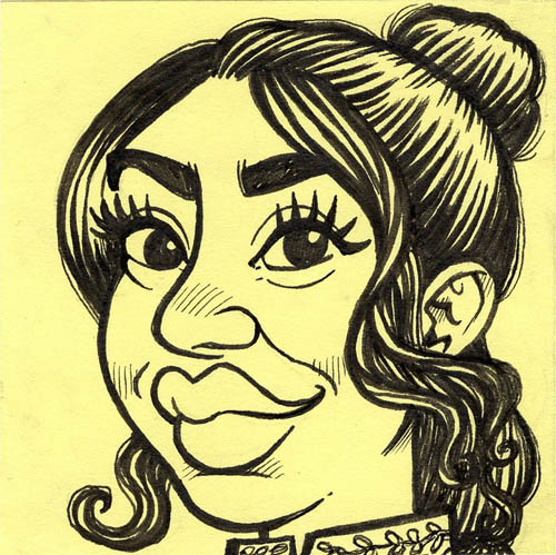 Priyanka Chopra caricature