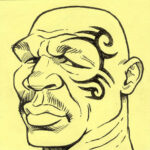 Iron Mike Tyson caricature