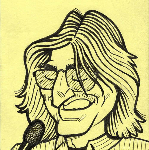 Mitch Hedberg caricature