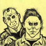 Jason letting Michael know what day it is