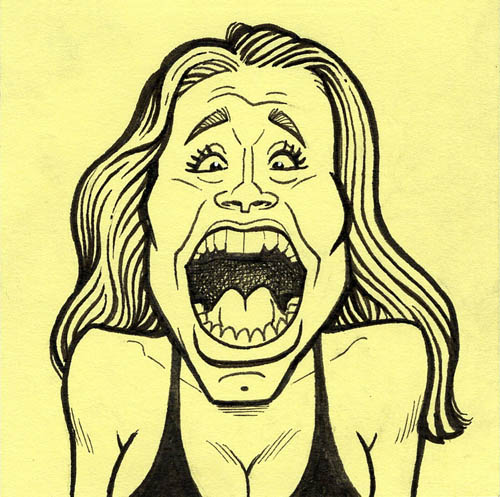 Woman laughing