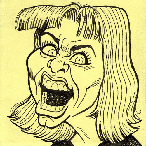 Laura Palmer caricature