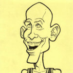 Reggie Miller caricature