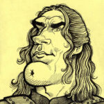 Henry Cavill as Geralt of Rivia caricature
