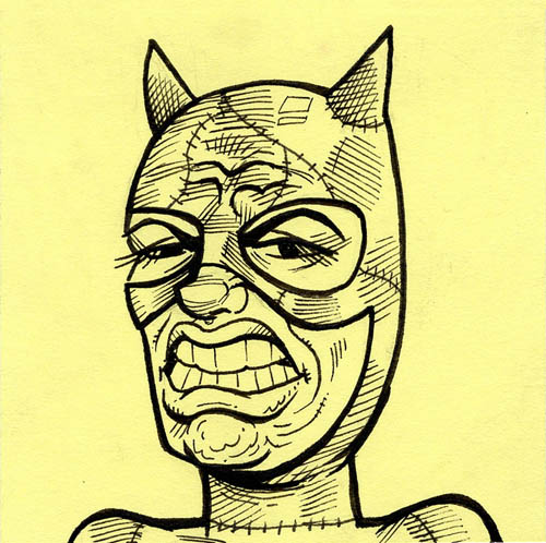 Catwoman about to cough up a hairball